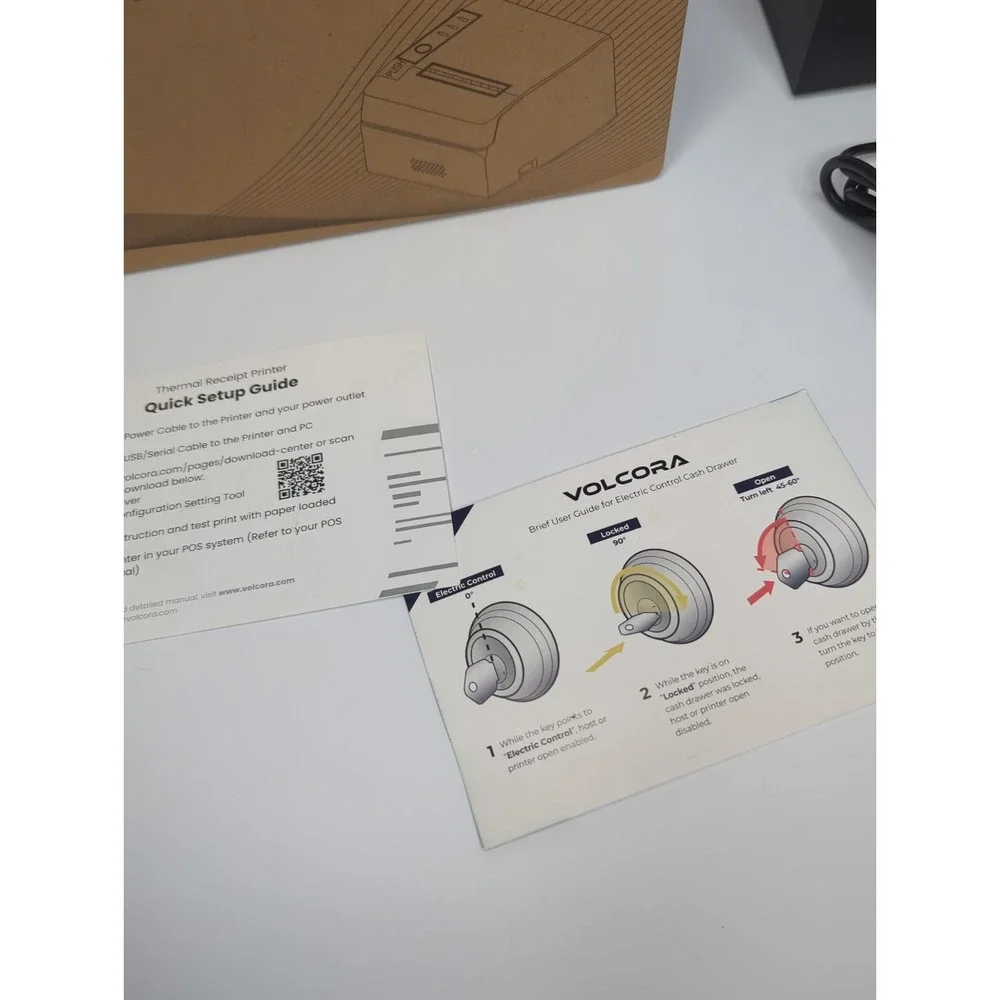 Volcora Thermal Receipt Printer USB 80mm Model 500205